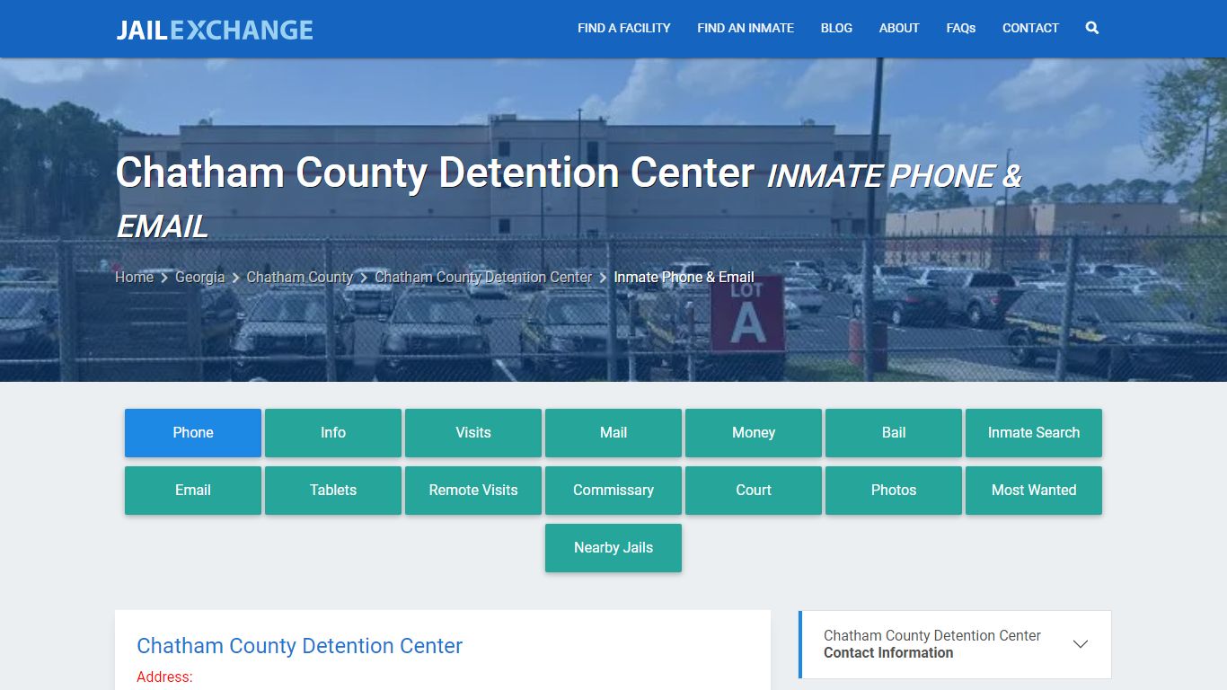 Inmate Phone - Chatham County Detention Center, GA - Jail Exchange